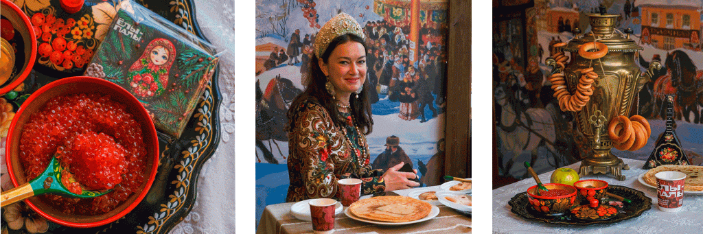 Питомник растений "ЁЛЫ-ПАЛЫ" на конференции АППМ. Русский стиль, икра, блины, матрёшка